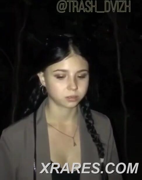 Pretty Girl Blackmailed & Stripped In Forest
