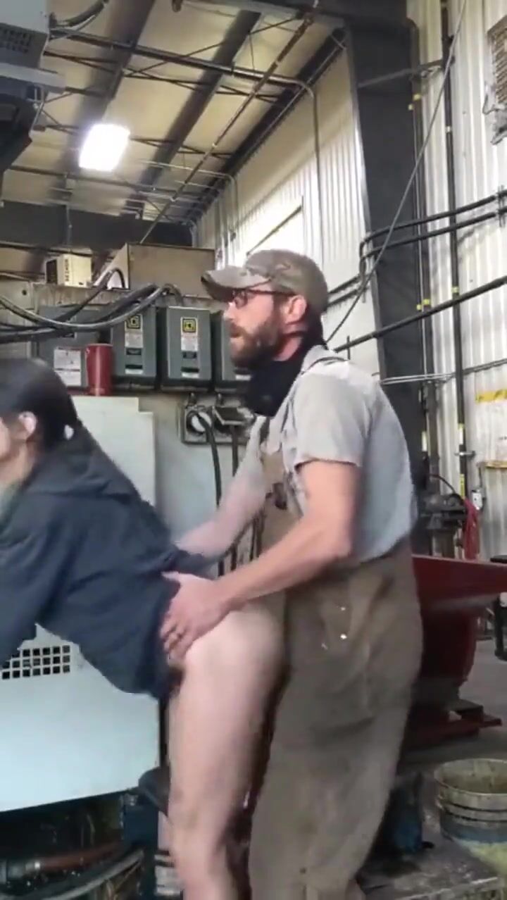 Horny workers caught fucking in office