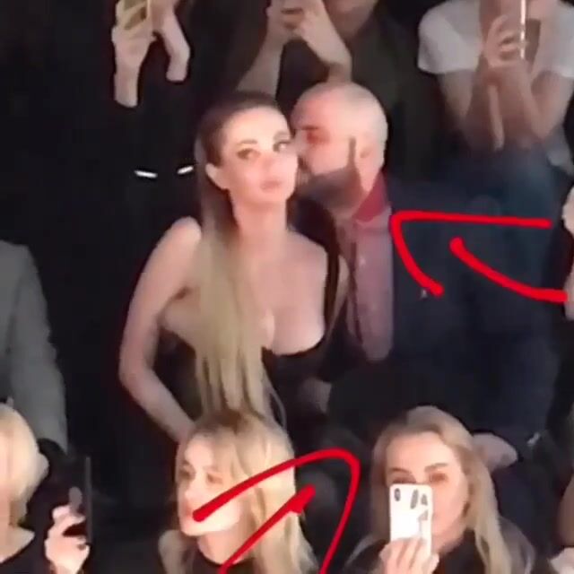 Famous Model was Caught Jerking OFF a Millionaire's Penis At Fashion Show