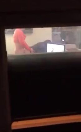 Professor caught raping a innocent student in office video leaked