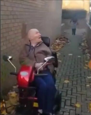 Whore caught sucking a very old dick and makes him cum all