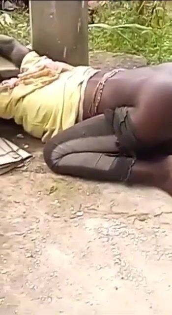 Black Woman Tied-Up Doggy Style, Murdered By Gang