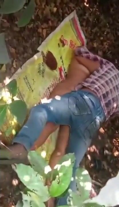 Horny School Girl Get Caught In A Forest While Sex
