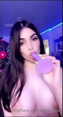Busty Alina Rose Nude Dildo Sucking Video Leaked