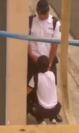 Two navy officers caught having sex outdoor scandal