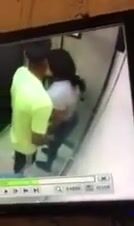 Fucking couple interrupt over and over in elevator leaked video