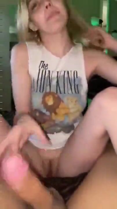 Pretty teen girl talking to her mom while fucking BF