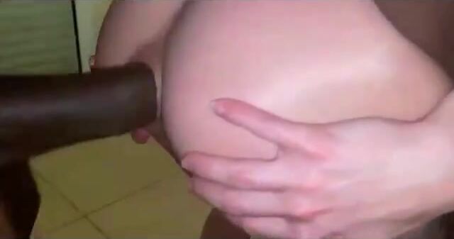 Teenager whore ass fucked by two black guys