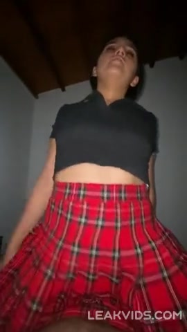 Pretty sister rides on her brother's cock