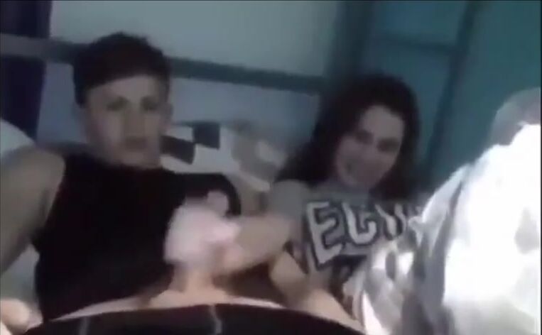 Brunette Sister Does Multiple Handjobs For Her Brother