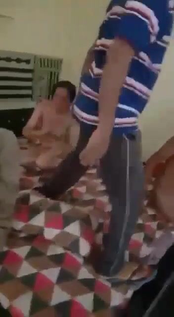 Husband finds horny naked wife on bed with another man