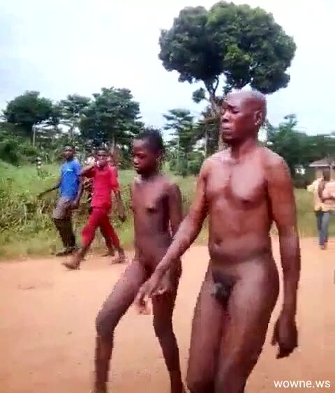 Real Mom, dad & daughter stripped and forced to walk naked by villagers video leaked