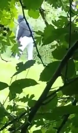 College couple caught fucking behind the university