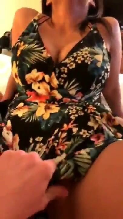 Cute girl give a surprise to her bf on birthday